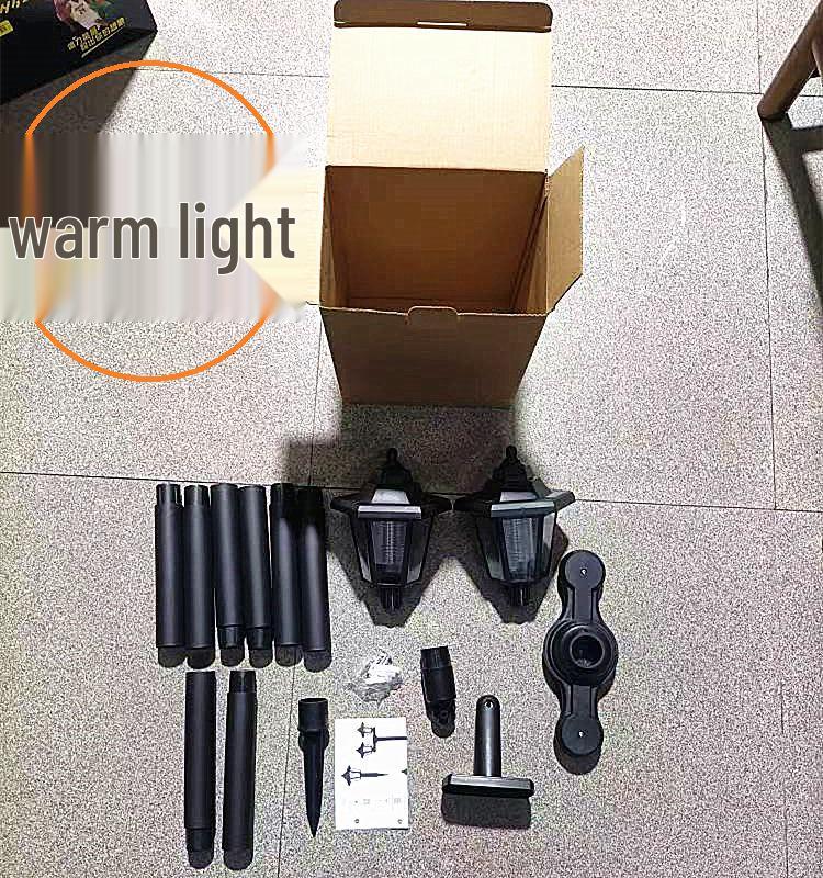 Solar LED Hexagonal Wall Light for Garden and Villa Decoration