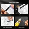 Multi Functional Compass Drawing Ruler for Circle Pattern Line Metal Geometry Homework Creative Auxiliary Circle Drawing Board
