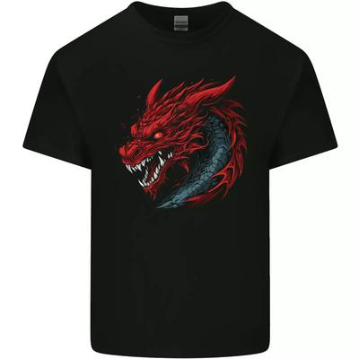 Extremes Drachenkopf Kinder T-Shirt Kinder