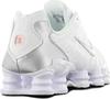 Sneaker Nike Shox TL (AR3566-100) weiß/metallic-silber/maximales orange/weiß