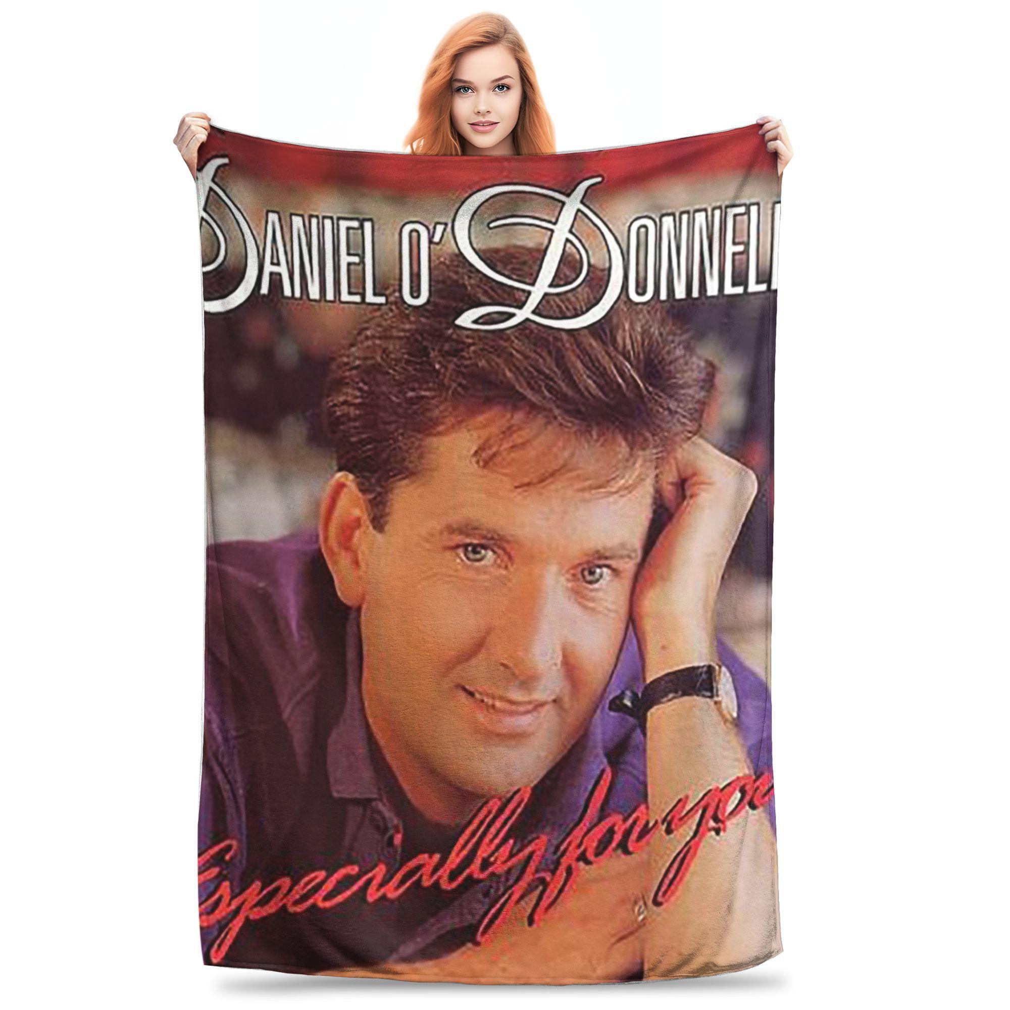 Flannel Throw Blanket Daniel O Donnell Gold Collection Warm Plush Blankets Soft Bedspread for Bed Living Room Home Travel Sofa 75X95CM