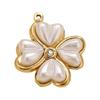 Trendy Gold Silver Butterfly Heart Pendant Charm Sturdy Stainless Steel Accessory For All Outfits