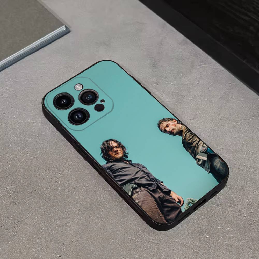 

Daryl Walking Dead Phone Case For iPhone 16,15,14,13,12,11 Plus,Pro Max,XS,X,XR,SE,Mini,8,7,Soft Silicone Black Cover iPhone15promax