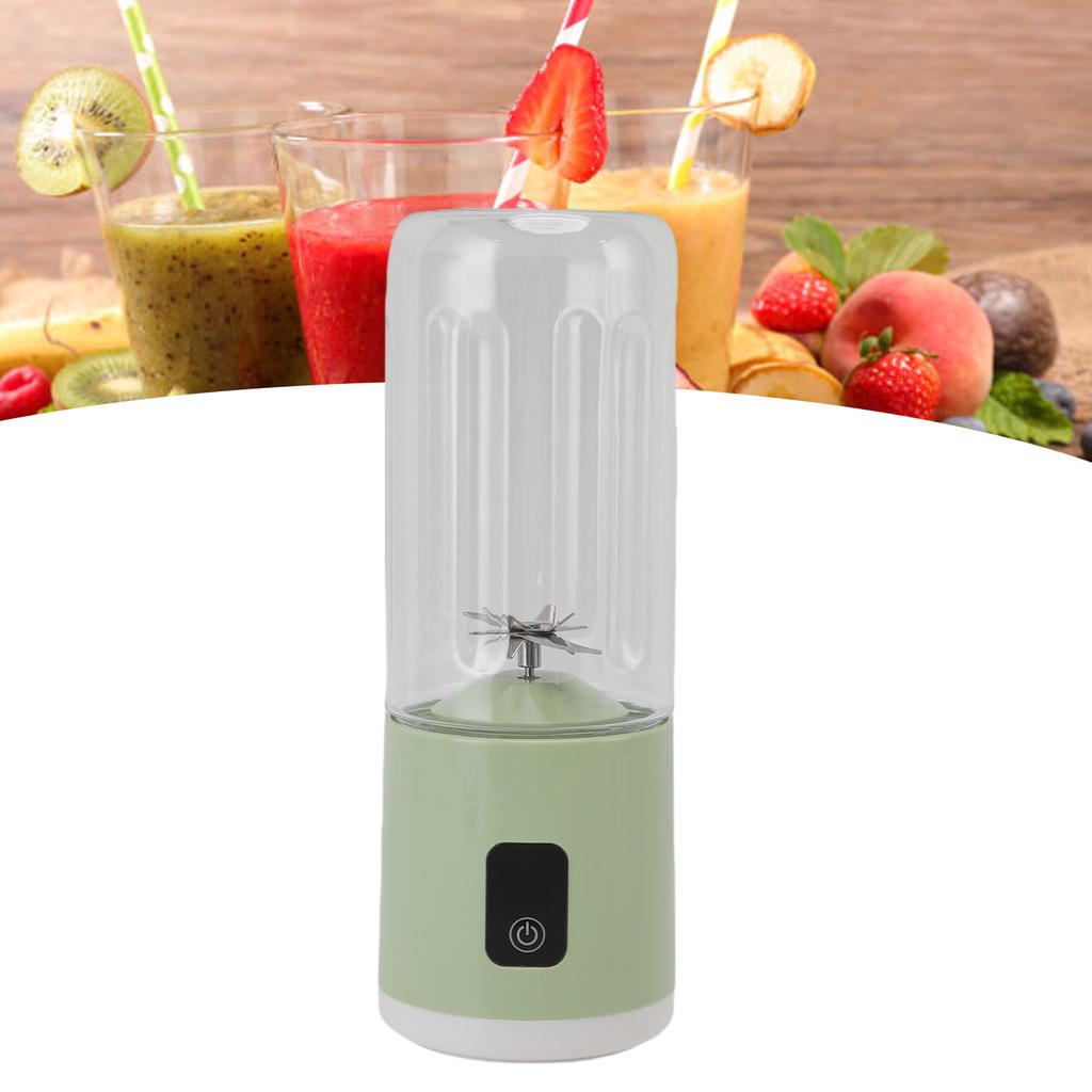 Portable Blender Cup Re Able Electric USB R Blender 500ml Large Capacity with 1500mAh Battery for Fruit