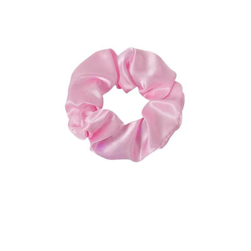 LED Luminous Hair Tie: Three-Speed Shining Color Large Intestine Hair Band for Nightclubs - European & American Style Hair Accessory.