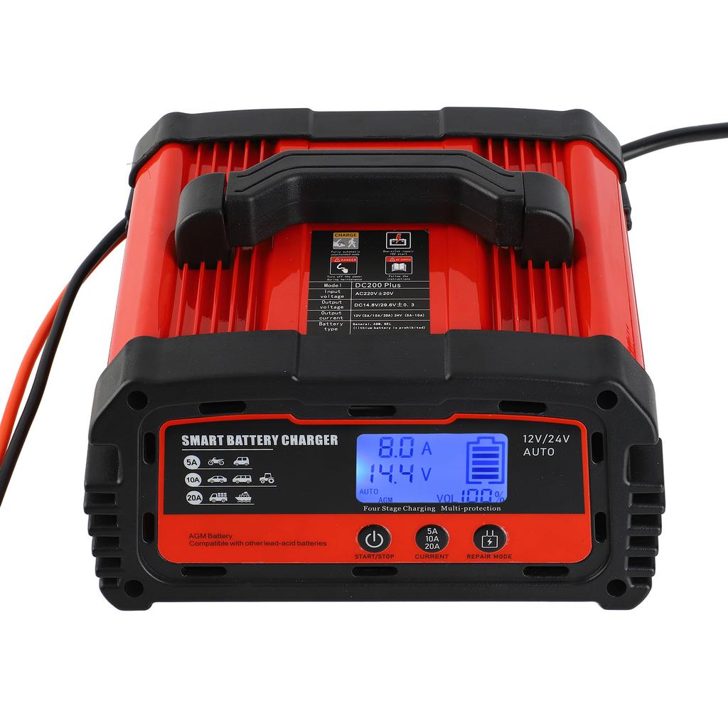 Autobatterieladegerät Tragbares Schnellladen für Verschiedene Batterien 50Hz 60Hz 20A