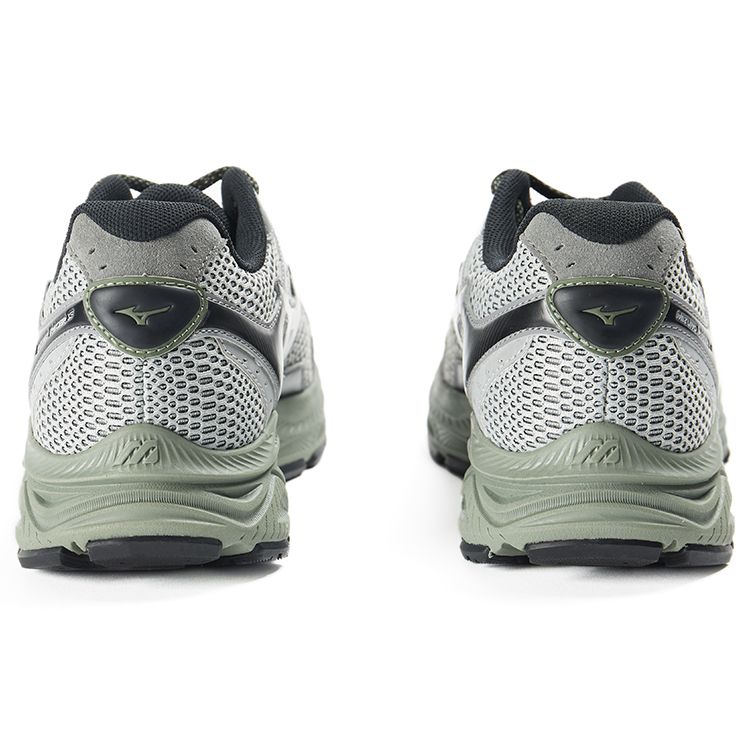Mizuno Racer S Unisex Low-Top Running Shoes Grey Green D1GH223513
