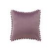 Modern Minimalist Living Room Dutch Velvet Cushion Cover with Large Ball Edge INS Nordic Style Pillow Cover Without Core