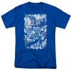 Justice League American Justice Mens T Shirt Royal Blue