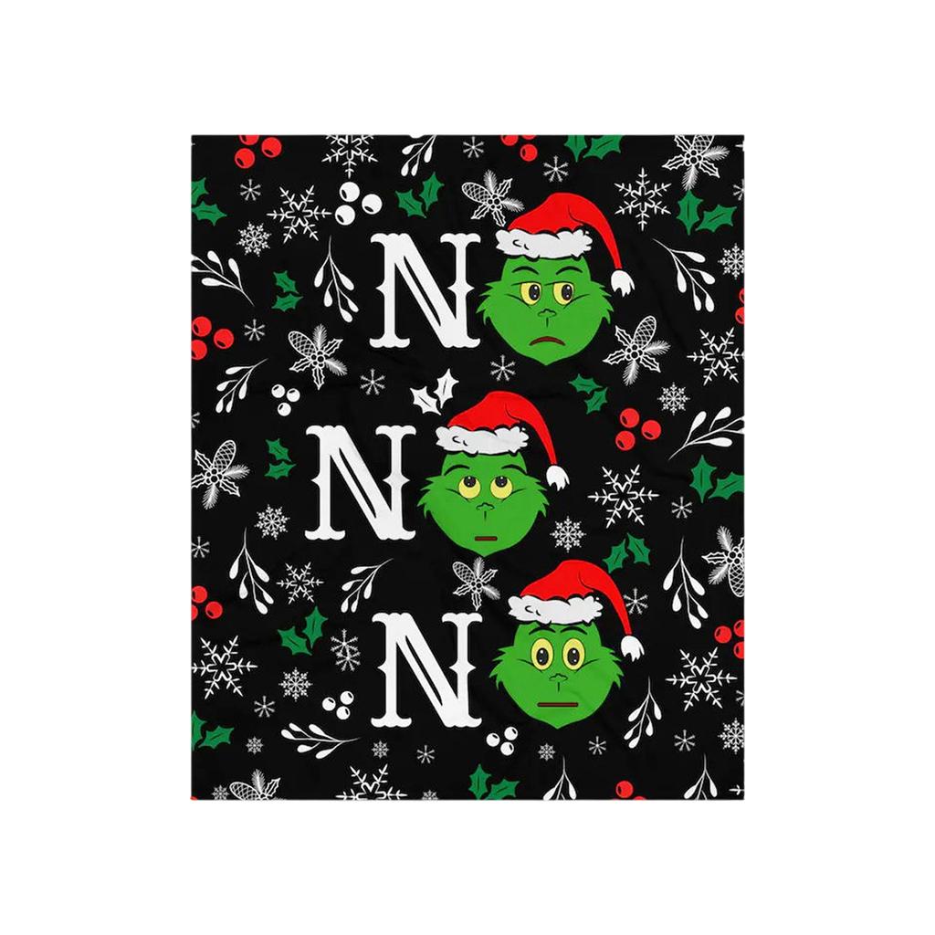 Green Monster- Flannel Blanket Comfortable Flannel Digital Print Blanket