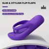 Thick Soled Flip Flops for Women Wearing Summer EVA Beach Sandals and Flip Flops