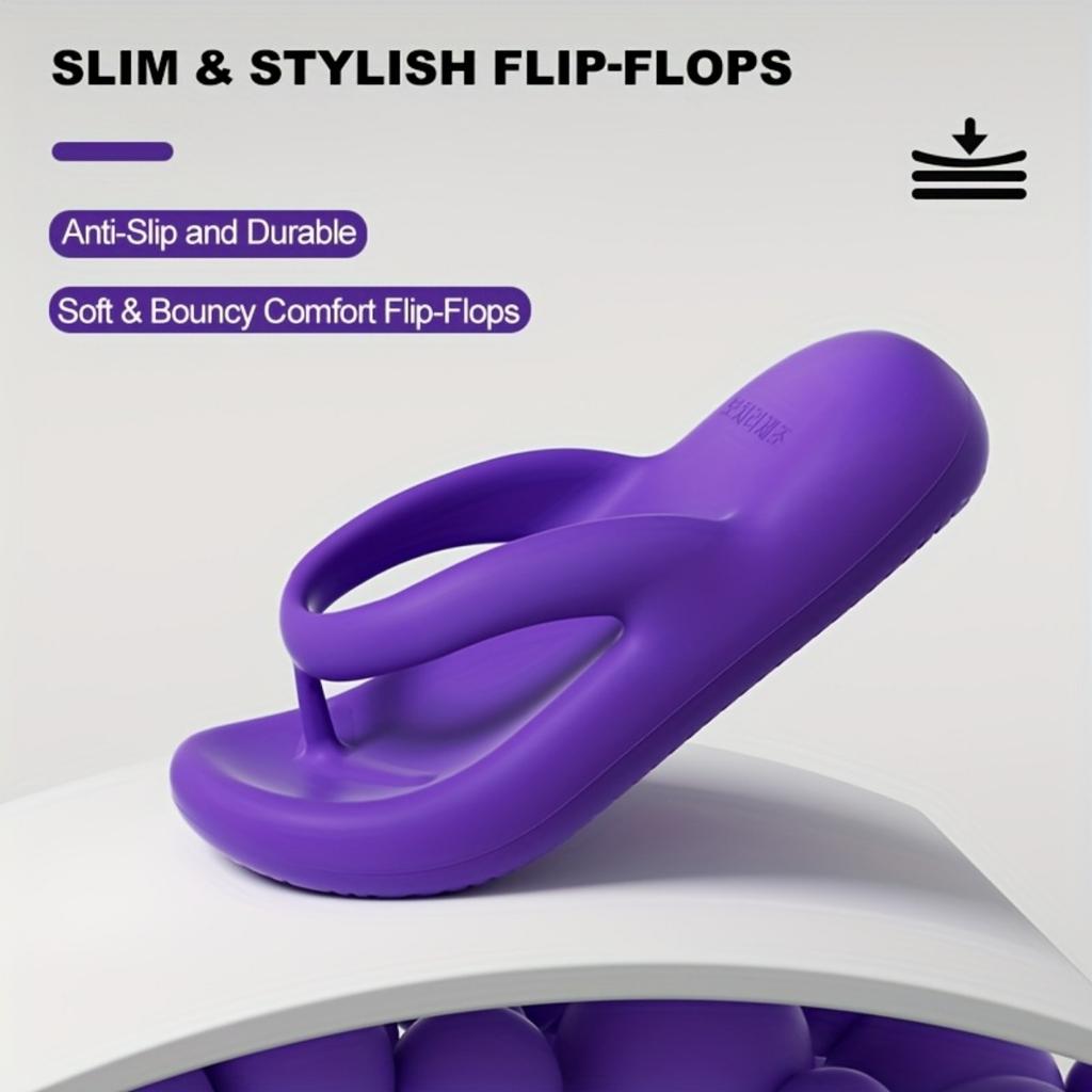 Papuci de plajă cu talpă groasă pentru femei, pentru vară, sandale de plajă EVA și papuci de plajă