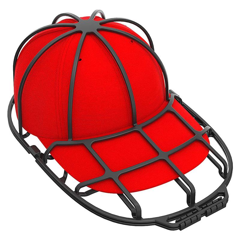 Multifunktionale Baseballkappen-Unterlegscheibe Passender Hut-Unterlegscheibenrahmen PP-Waschkäfig Doppelstöckiger Hutreiniger-Schutz