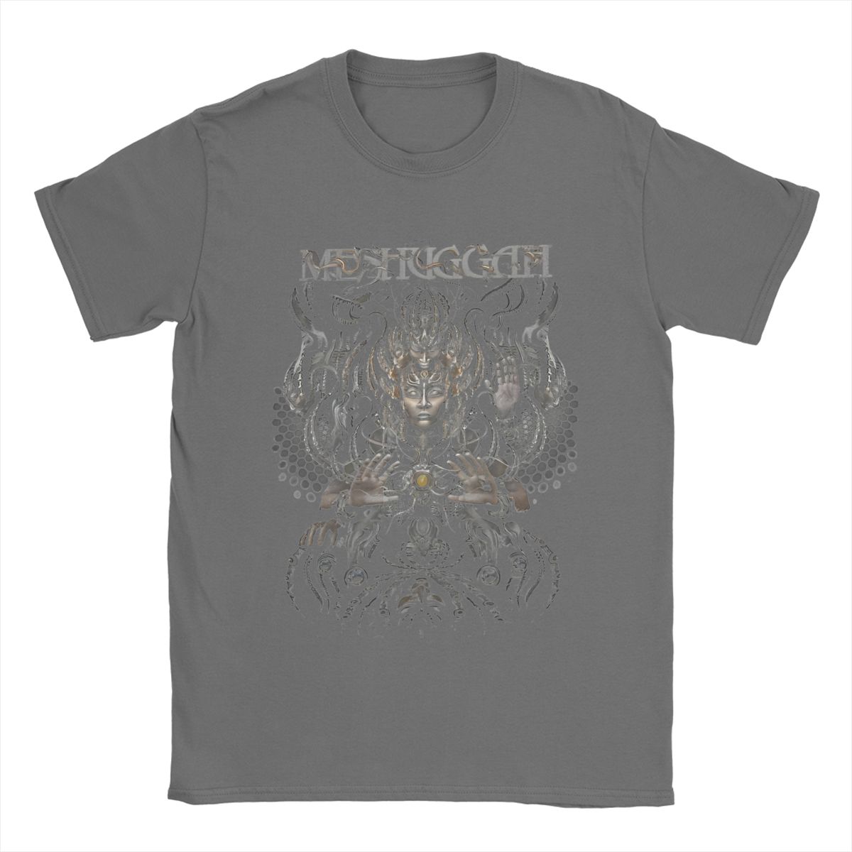 Winter snow Zomer Meshuggah Hands Of Msgh Heren Dames T-shirts Kleding Vintage T-shirts T-shirts Puur Katoen Cadeau Kleding S