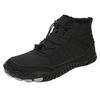 Men's Waterproof High-Top Winter Snow Boots, Warm Anti-Slip Velvet-Lined Hiking Shoes