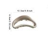 Alloy Hollow Moon Hair Claw Clip Retro Temperament Hair Claw Clip for Women Spring Summer Vintage Back Head Hair Styling Clip