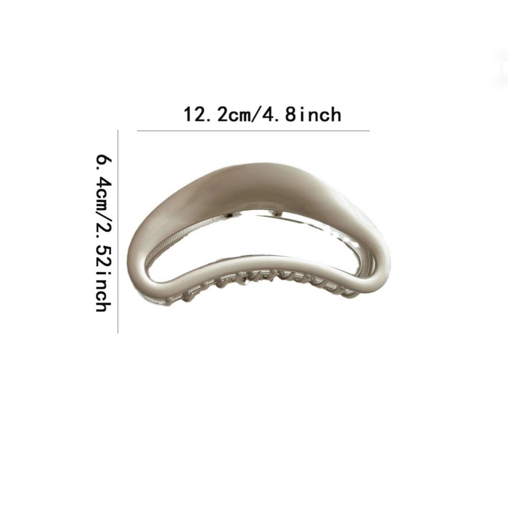 Alloy Hollow Moon Hair Claw Clip Retro Temperament Hair Claw Clip for Women Spring Summer Vintage Back Head Hair Styling Clip