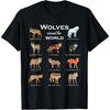 Loups du monde - Types de loups T-Shirt