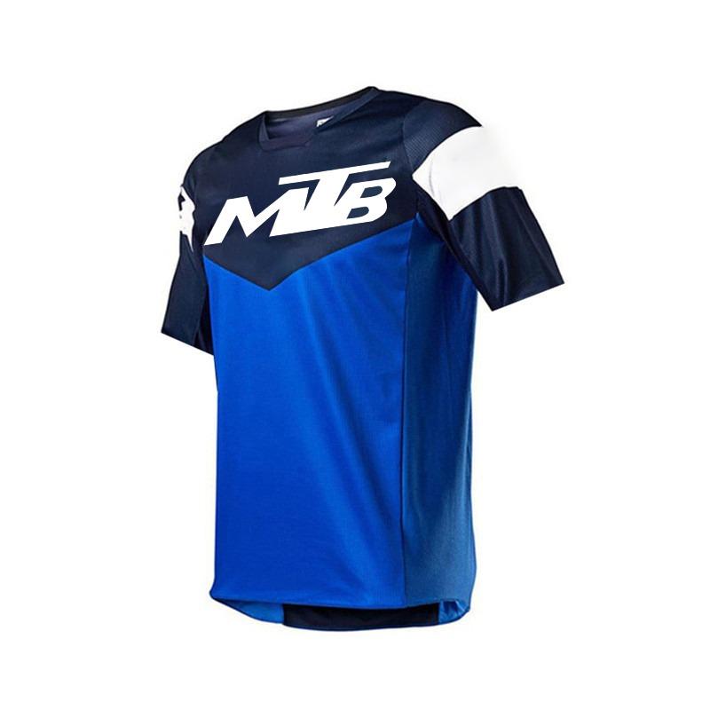 Maglie Downhill per Mountain Bike Magliette da Bici MTB Abbigliamento Sportivo Offroad DH Maglia da Moto Motocross Abbigliamento Sportivo Manica Corta Ciclismo
