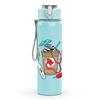 1PC Beach Cooler First Aid Kit 750ml Color Plastic Sports Water Bottle Leakproof Flip Straw Lid Suitable for Sports Office Home Use