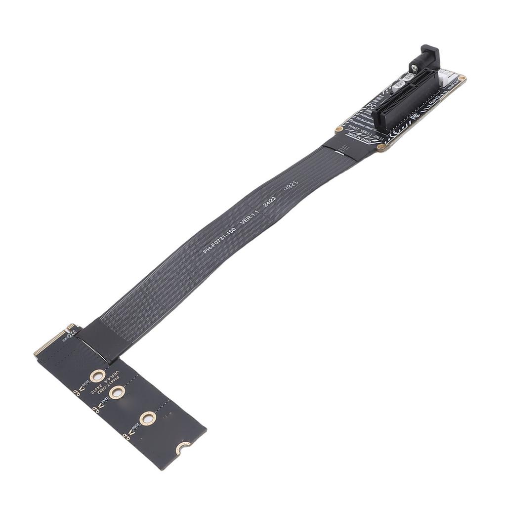 PCIe 4.0 X4 To M.2 M Key Extension Cable Adapter 64Gbps PCIe To M.2 Riser Adapter for NVMe 2230 2242 2260 2280 Slots