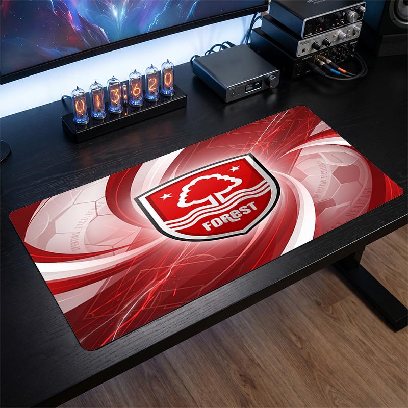 Tappetino per Mouse Grande Stampa Calcio Nottingham Forest, Tappetino Esteso Antiscivolo per Scrivania da Gioco per Ufficio Casa