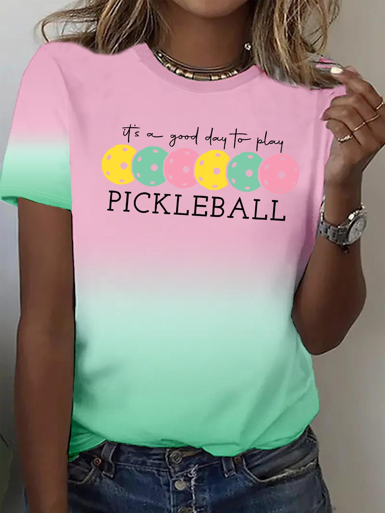 

[Printed Design-Not Textured] Women S Fashion T-Shirt. Printed Design Round Neck Contrast T-Shirt. Women S Casual Round Neck Short Sleeve T-Shirt XL