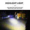 2pcs Motorcycle Led Headlight 12V High Bright Led Lights Lamp for Motorbike Moto External Front Led Focus Auxiliary Spotlights