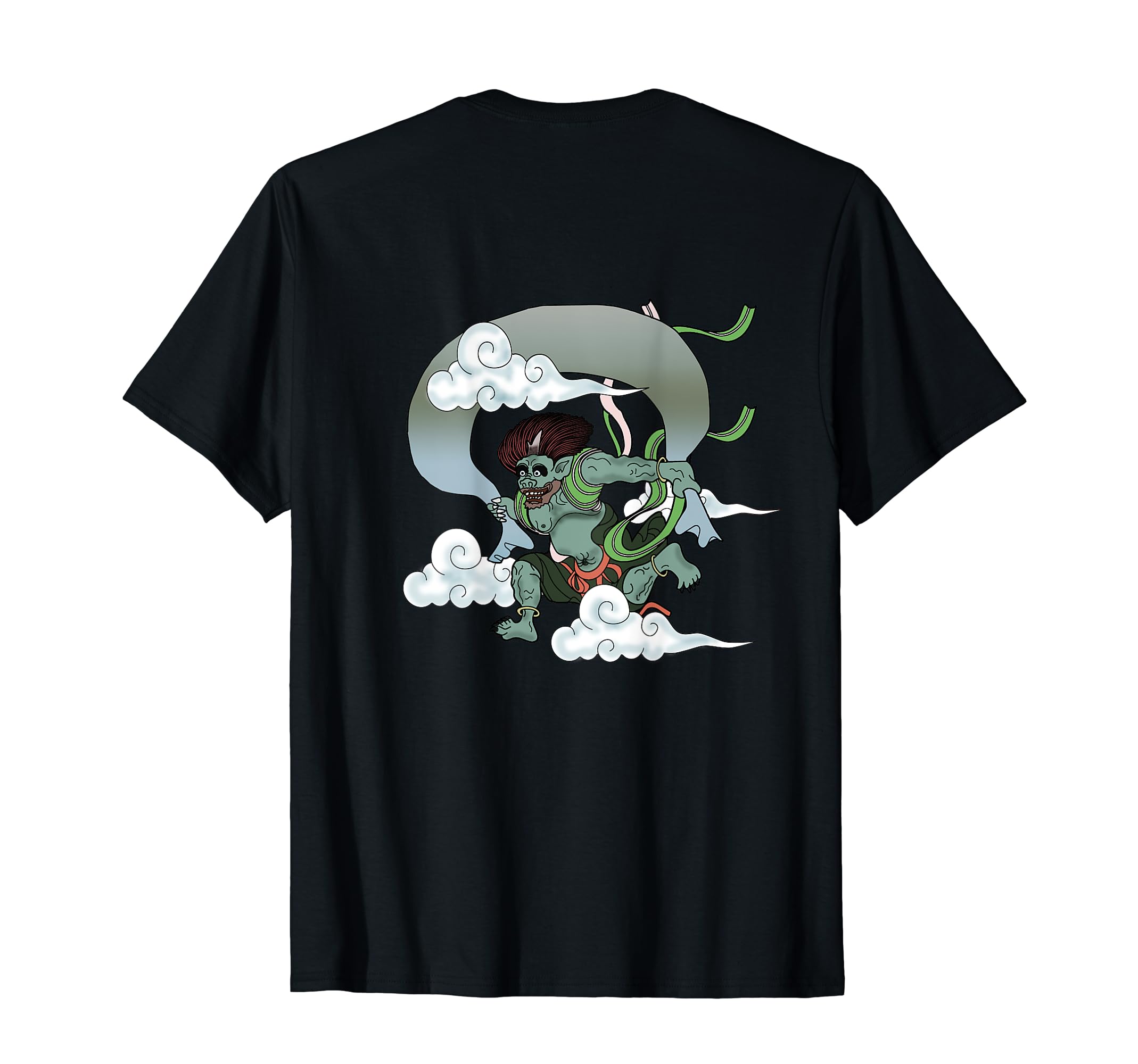 

Wind God Japanese God Mythology Guardian Deity T-Shirt чорний