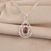 Black Rhodonite Gemstone 925 Sterling Silver Designer Jewelry Pendant 1.40" For Anniversary Gift PP-19-22