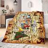 ONE PIECE Print Blanket Warm Comfortable Flannel Blanket Suitable for Bedrooms,Sofas, Beds,Chairs,Travel 80