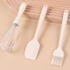 4Pcs/Set Durable Heat Resistant Cooking Utensil Set Non-Stick Rice Soup Spoon Baking Scraper Spatula Spoon Set Cooking Tools