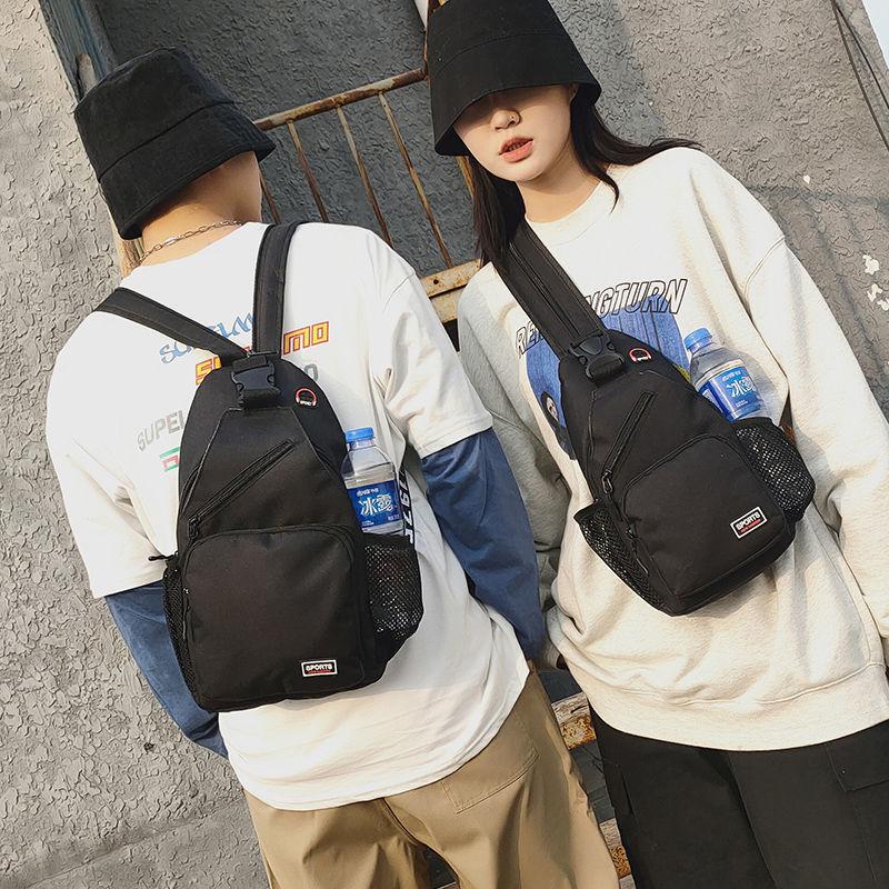 Fashion Ladies Cross-body Chest Bag Mochila de doble uso De gran capacidad  Masculino De moda Marca coreana Versión coreana de The Wild Chest Bag  Student Shoulder Bag comprar a buen precio —