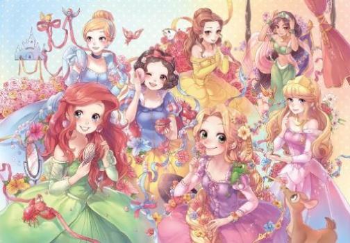 

Пазл из 1000 деталей Pure White Jigsaw Puzzle Disney Purely Disney Princess (51х73,5см)