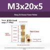 M1-M10 Knurled Brass Heat Insert Nut for Injection Molding