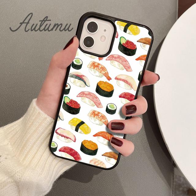 

Японская кухня Суши еда Чехол для телефона для iPhone 17 Air 15 16 16e 11 12 13 14 Pro Max Plus coque Fundas Shell iPhone 13