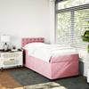 Maison Exclusive - Sommier à lattes de lit avec matelas Rose 100x200 cm Velours