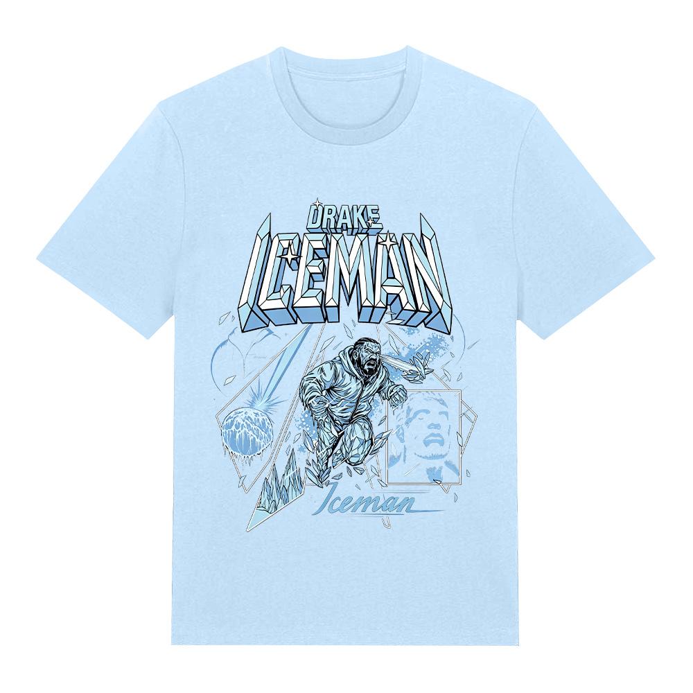 Iceman Comic T-Shirt 2026 Trending Tees Aesthetic Streetwear Unisex Cotton Tee Short Sleeve Tops Y2K