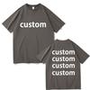 Fashion Brand Design Diy Custom Print T-shirts Men Women Hip Hop Rock Punk Vintage T Shirts Male Anime Casual Oversized Tshirt
