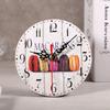 1Pc Artistic Creative European Style Round Antique MDF Home Office Wall Clock Decoration New