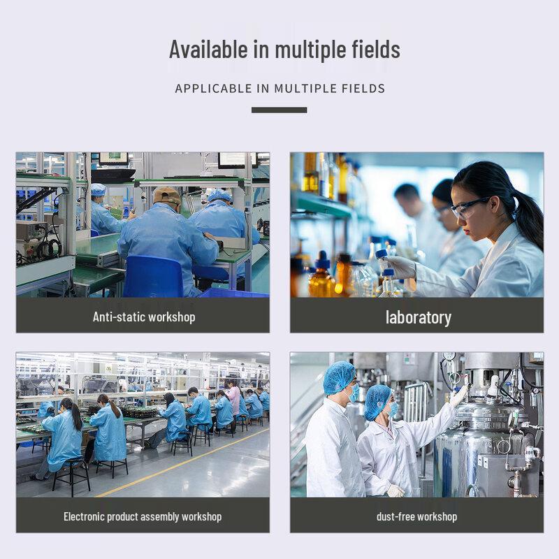 Cleanroom Anti-static Button-Front Lab Coat