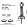 Fishing Wheel Stabilizer Bar Metal Fishing Spinning Protection Reel Stand Lightweight Fishing Balance Stand Fishing Accessories