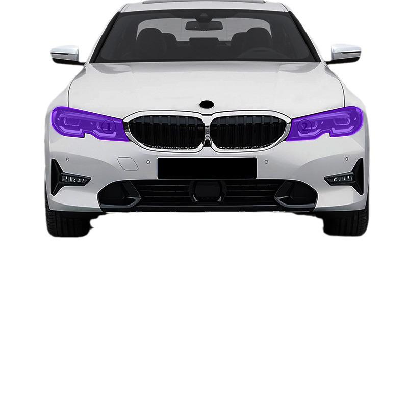 Exclusive BMW 3 Series TPU Color-Changing Protective Film: Transparent, Shifts from White to Purple to Black