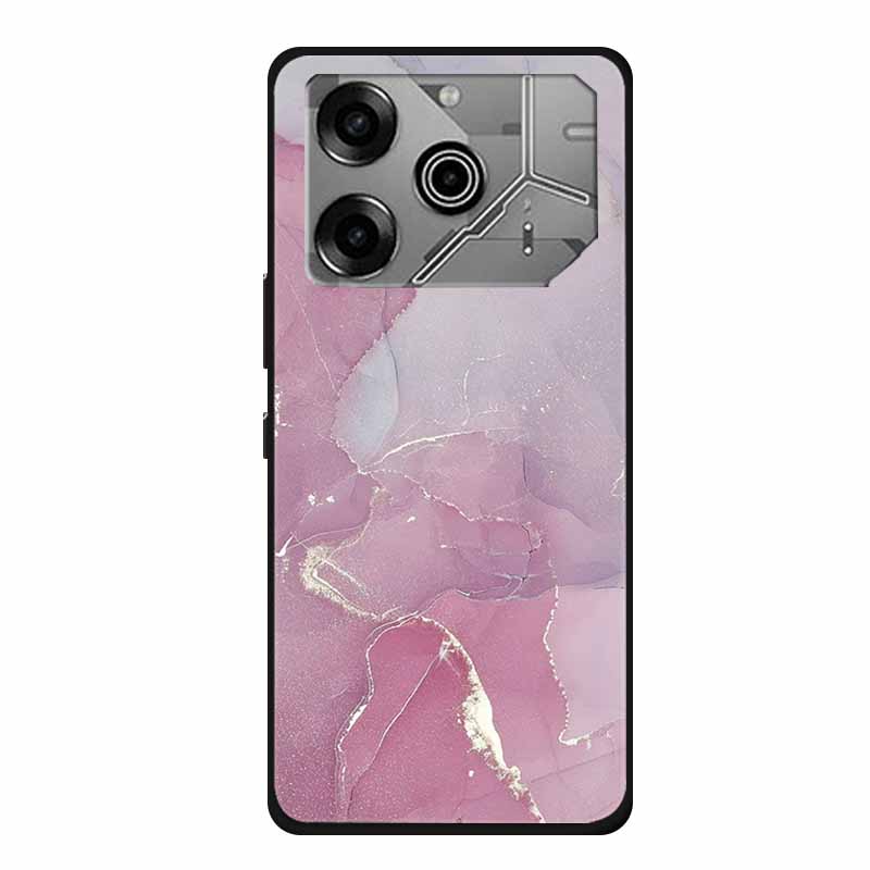 For Tecno Pova 6 Pro Case Marble TPU Silicone Soft Back Cover Phone Cases for Tecno Pova6Pro 5G LI9 Protector Mica Painted Coque