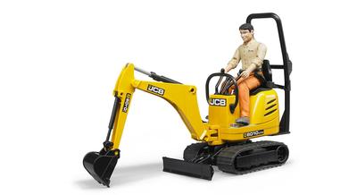 Bruder JCB Mikro rypadlo s figurkou BR62002