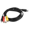Plug and Play 5 Pin Male Din to 4RCA Female Cable 4.9ft Conversion Cord Audio Cable Connector  DVD