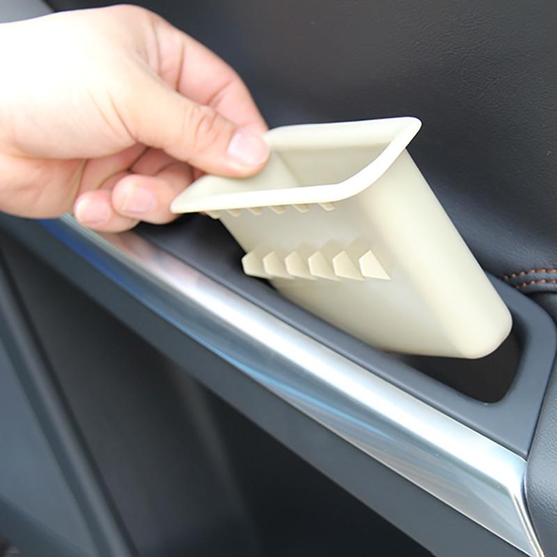 For Volvo XC70 V70 S80 Front Door Handle Storage Box Tray Bracket Interior Styling Organizer modification Accessories