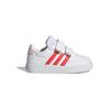 Adidas Focus Breathein Breaknet 2.0 Abrasion Resistant Low top Toddler Shoes White Red Infant And Toddler HP8974