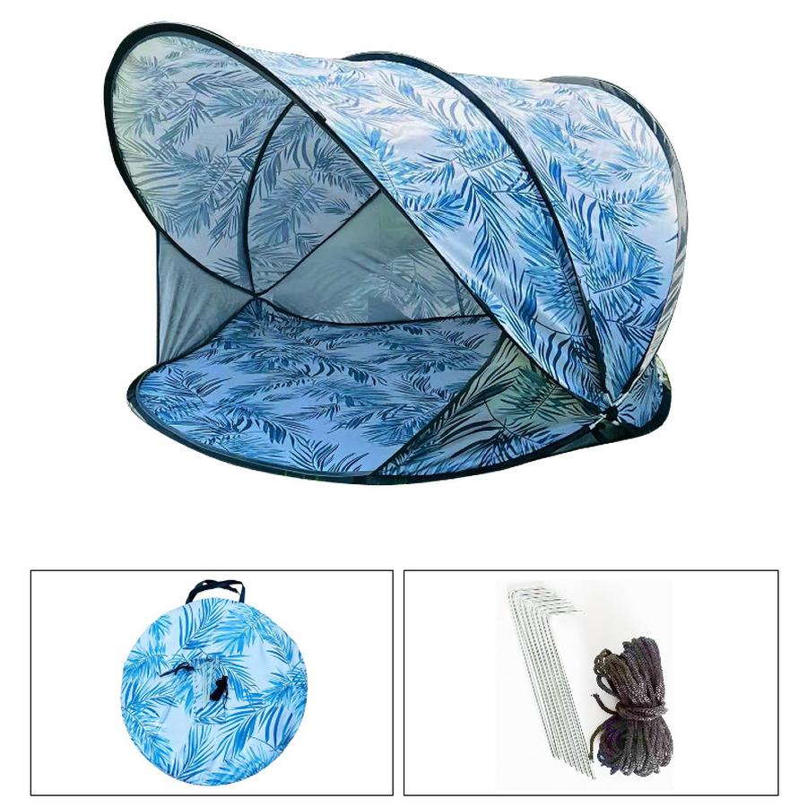 Beach Tent Outdoor Waterproof Windproof Sunshade Canopy Automatic Quick Setup Camping Picnic Shade