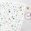 New 6sheet Wedding Bliss Stickers Romantic Wedding Theme Self-Adhesive Journal Sticker For Wedding Plan Scrapbooking DIY Decor